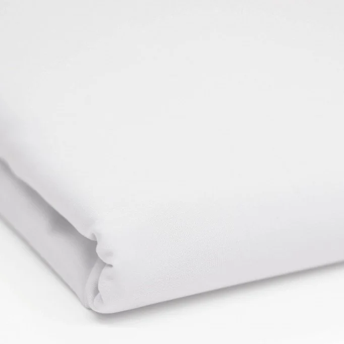 Poplin Cotton Fabric 2 Meter Coupon White 150cm Poplin Cotton Fabric 2 Meter Coupon White - (Cheap Fabrics)