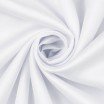 Tissu Popeline de Coton Satinée Blanc - (Tissus Deco)