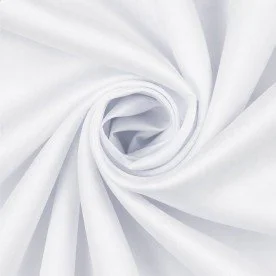 Baumwoll Satin Poplin Stoff Weiß