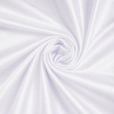 Poplin Satin Cotton Fabric White