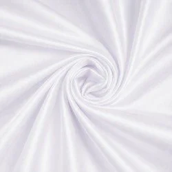 Poplin Satin Cotton Fabric White