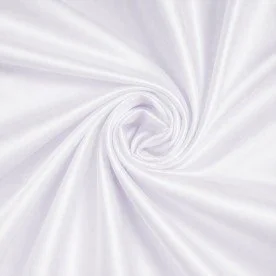 Baumwoll Satin Poplin Stoff Weiß