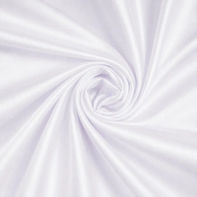 Tessuto Popeline di Cotone Raso Bianco Tessuto Popeline di Cotone Raso Bianco - (Deco Tessuti)