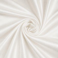 Tessuto Popeline di Cotone Raso Ecru