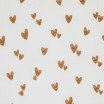 Tissu Maille Tricot Côtelée - Coeur Main Dessin Naturel Cacao Tissu Maille Tricot Côtelée - Coeur Main Dessin Naturel Cacao - (Tissus Jersey)