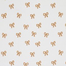 Tissu Maille Tricot Côtelée - Mini Nœud Papillon Naturel Cacao Tissu Maille Tricot Côtelée - Mini Nœud Papillon Naturel Cacao