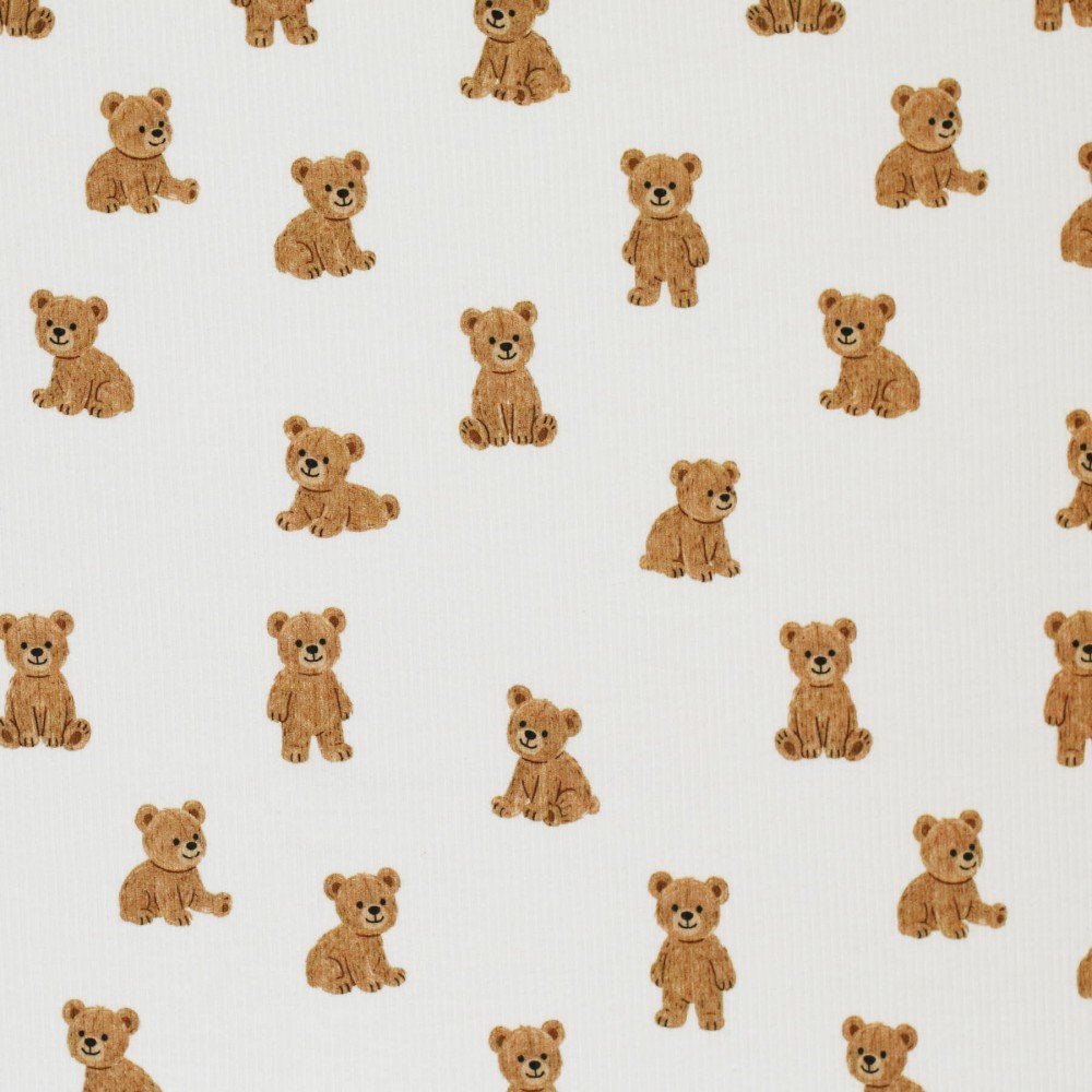 Rib Jersey Strikstof - Nuttede Bamse