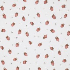 Rib Jersey Stof - Aardbeien Klei Roze Rib Jersey Stof - Aardbeien Klei Roze