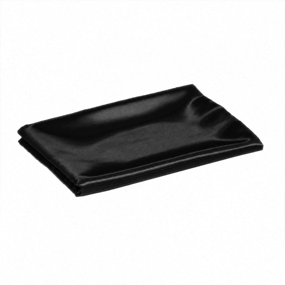 Polyester Satin Fabric 4 Meter Coupon Black Polyester Satin Fabric 4 Meter Coupon Black