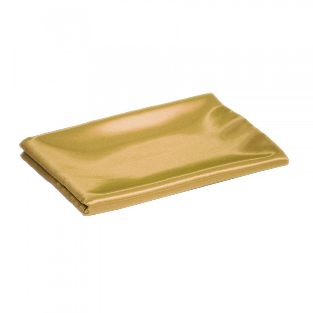 Polyester Satin Fabric 4 Meter Coupon Gold Polyester Satin Fabric 4 Meter Coupon Gold