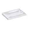 Polyester Satin Fabric 4 Meter Coupon White