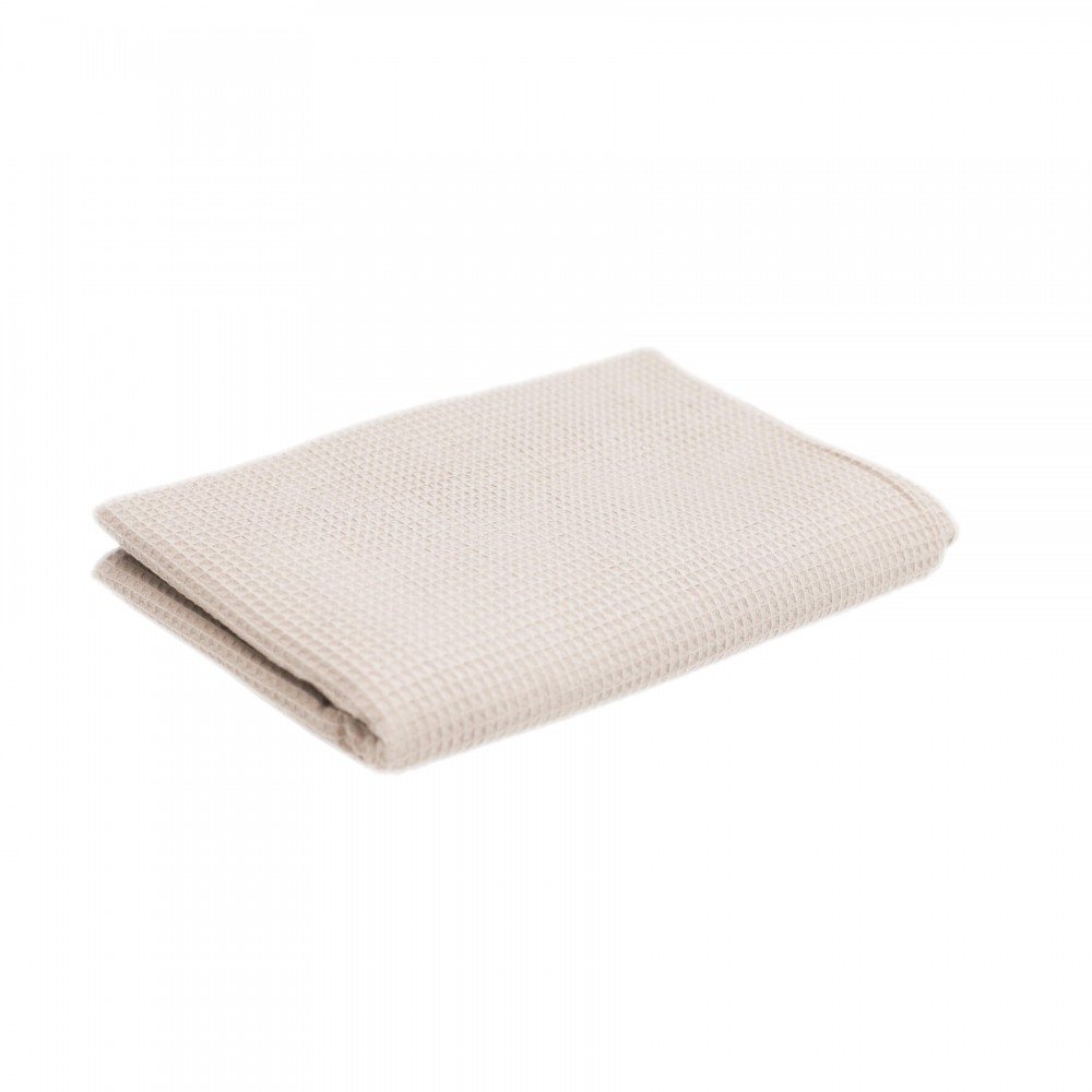 Waffle Pique Fabric 2 Meter Coupon Light Beige Waffle Pique Fabric 2 Meter Coupon Light Beige