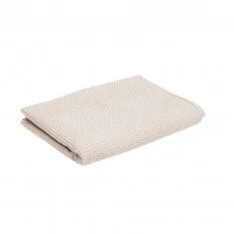 Vaffelvævet Stof 2 Meter Stofrester Lys Beige