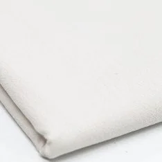 Vasket Bomuld Stof 2 Meter Stofrester Råhvid