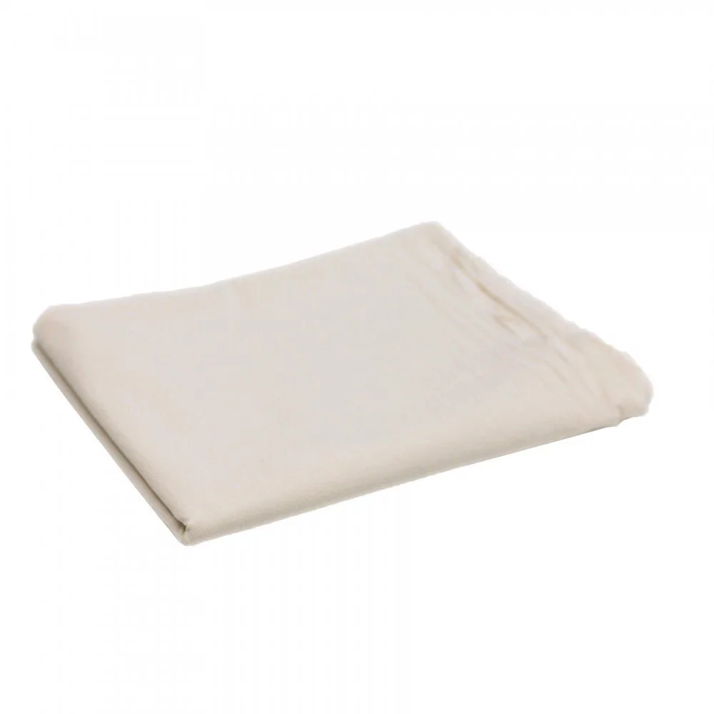 Tissu Coton Lavé Coupon De 2 Mètres Beige Clair