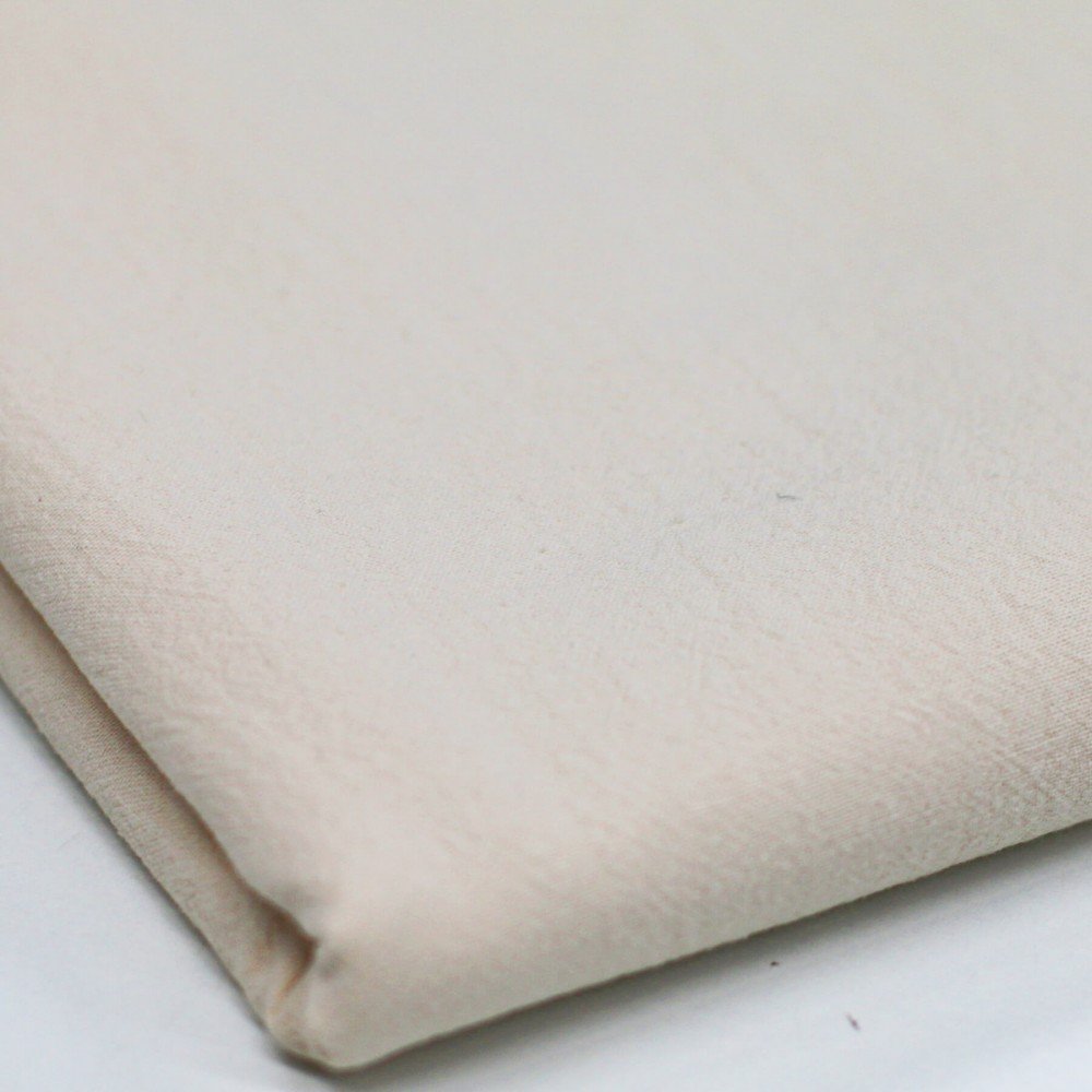Washed Cotton Fabric 2 Meter Coupon Light Beige Washed Cotton Fabric 2 Meter Coupon Light Beige