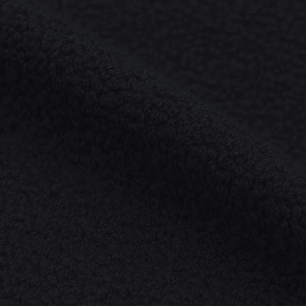 Tessuto Bouclé Pesante Nero