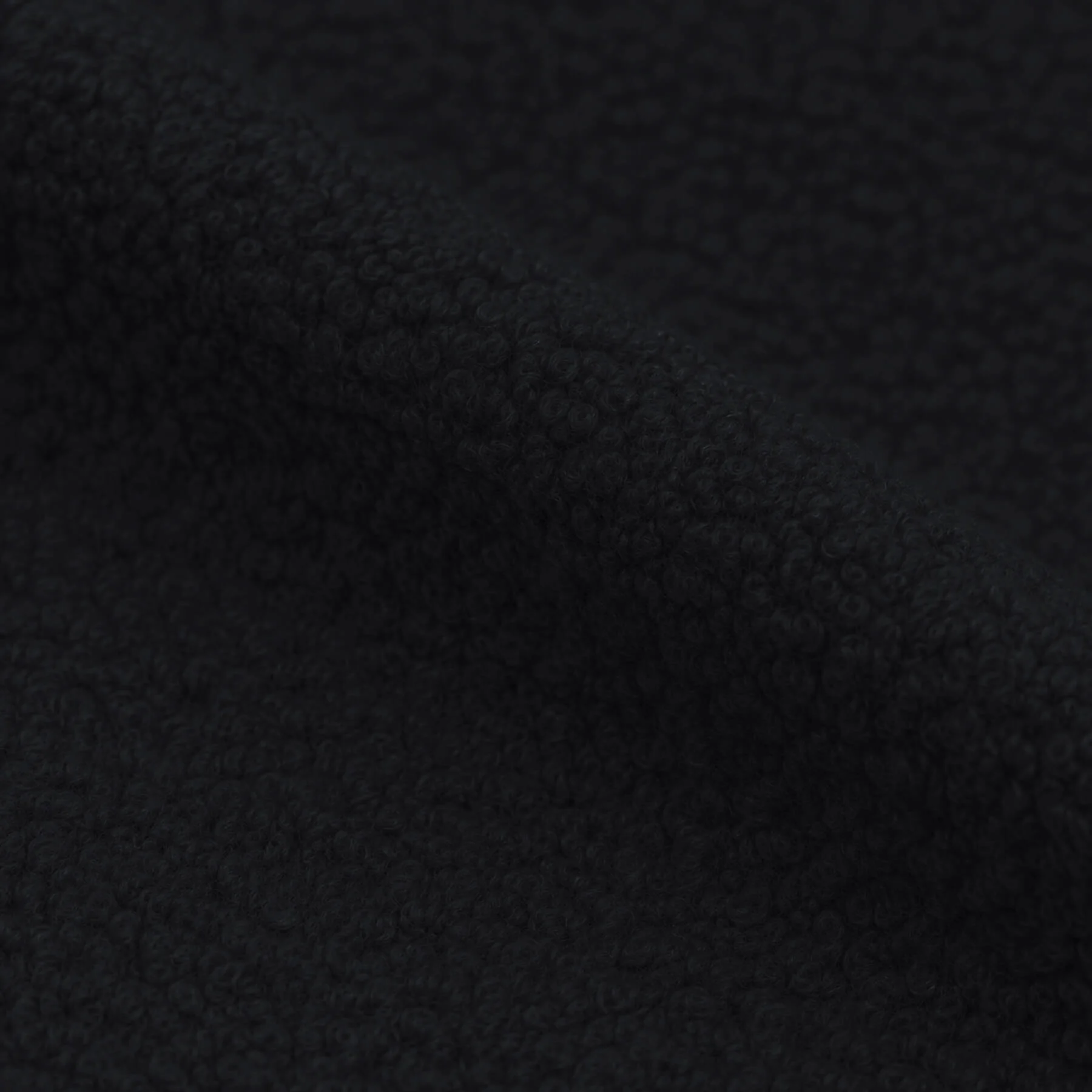 Boucle Stof Gekruld Zwart