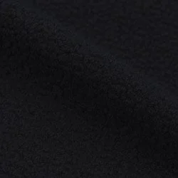 Tissu Lainage Bouclette Noir