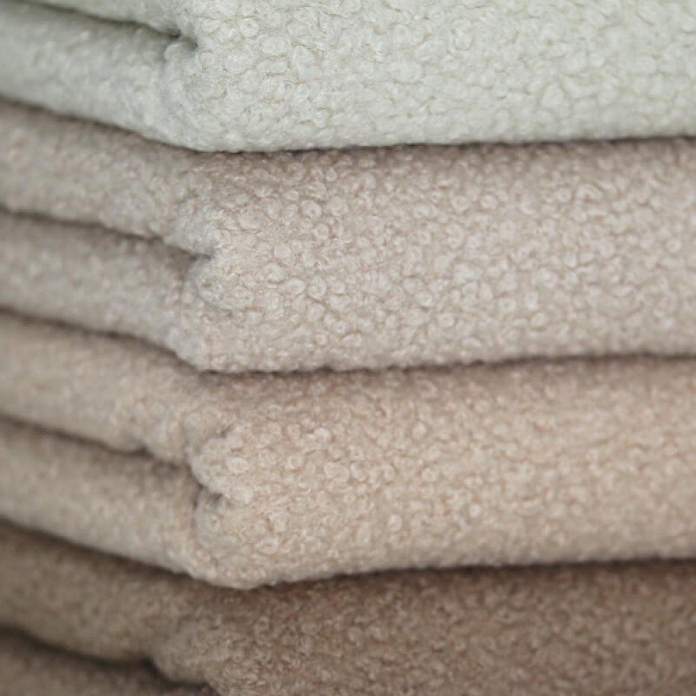 Boucle Fabric Curly Surprise Box 10 x 1 Metre Boucle Fabric Curly Surprise Box 10 x 1 Metre