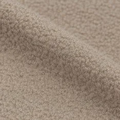Boucle Fabric Curly Dark Beige