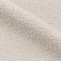 Boucle Stof Krøllet Lys Beige