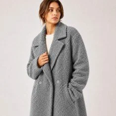 Tessuto Bouclé Pesante Grigio Melange Tessuto Bouclé Pesante Grigio Melange