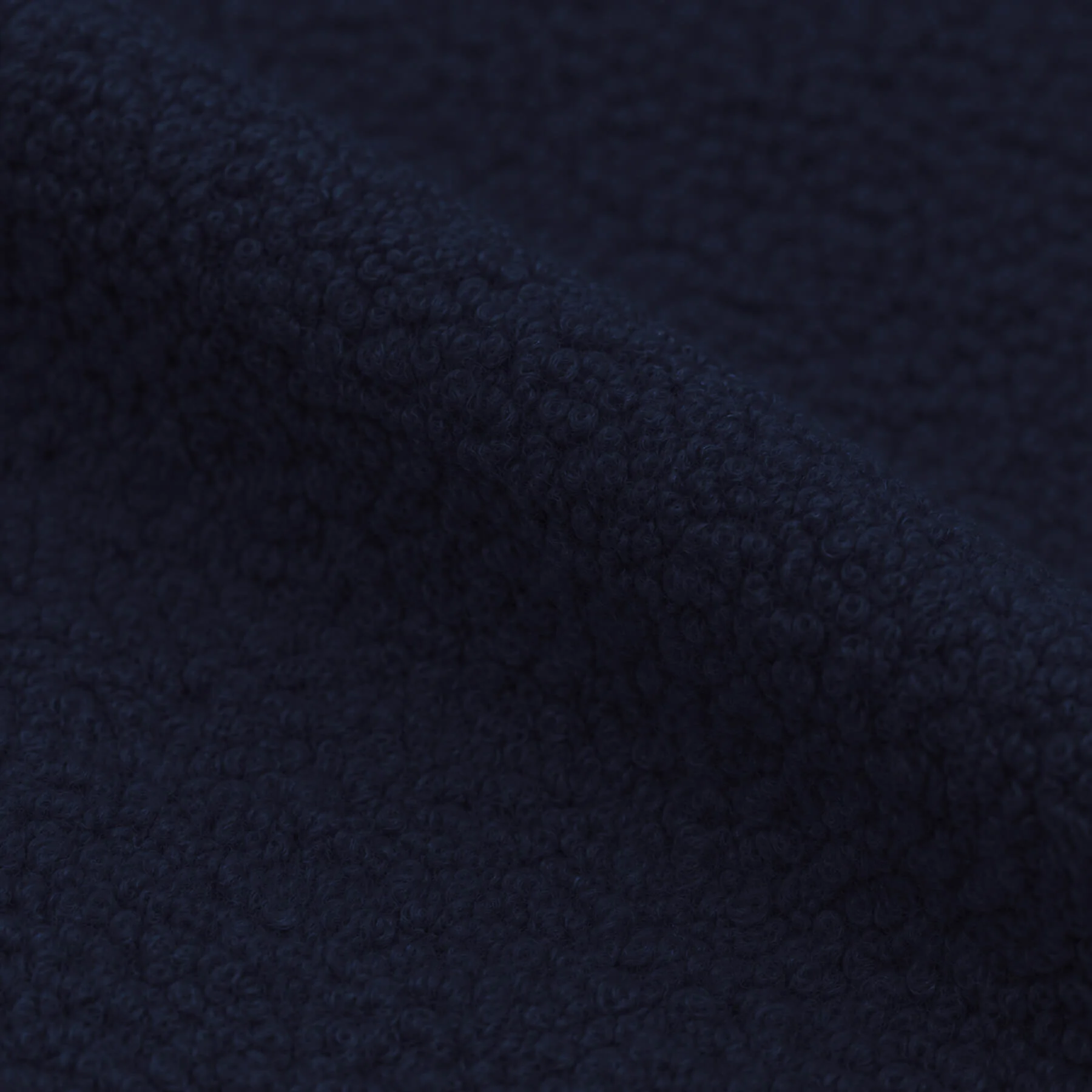 Boucle Stof Gekruld Marine