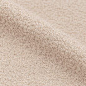 Boucle Stof Krøllet Sand Beige