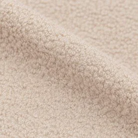Boucle Fabric Curly Sand Beige