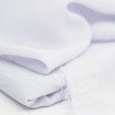 Tessuto Chiffon Bianco Scampolo 4 Metri in Poliestere Tessuto Chiffon 4 Metri Resti Bianco - (Tessuti e scampoli)