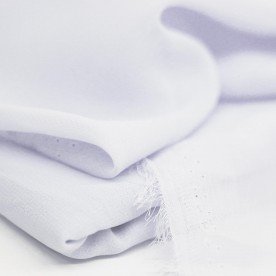 Tissu Mousseline Coupon De 4 Mètres Blanc Tissu Mousseline Coupon De 4 Mètres Blanc