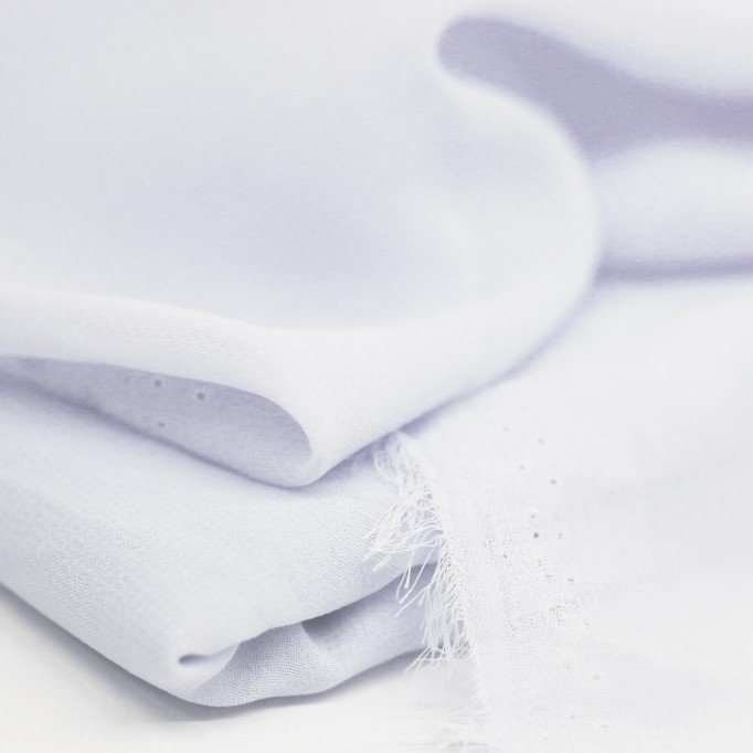 Tessuto Chiffon Bianco Scampolo 4 Metri in Poliestere Tessuto Chiffon 4 Metri Resti Bianco - (Tessuti e scampoli)