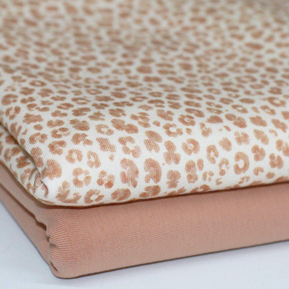 Jersey Cotton Digital Print - Mini Leopard Jersey Cotton Fabric Digital Print - Mini Leopard - (Jersey Cotton Fabric Digital Print)