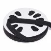 Köperband Baumwolle Schwarz 15mm  - (Bänder & Borten)