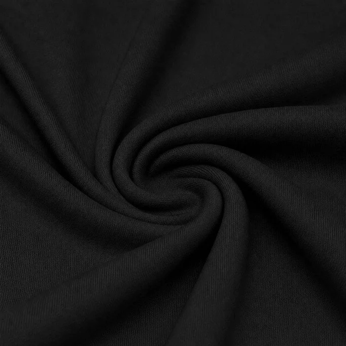 Tissu Interlock 100% Coton Noir Tissu Interlock 100% Coton Noir - (Tissu Interlock 100% Coton)