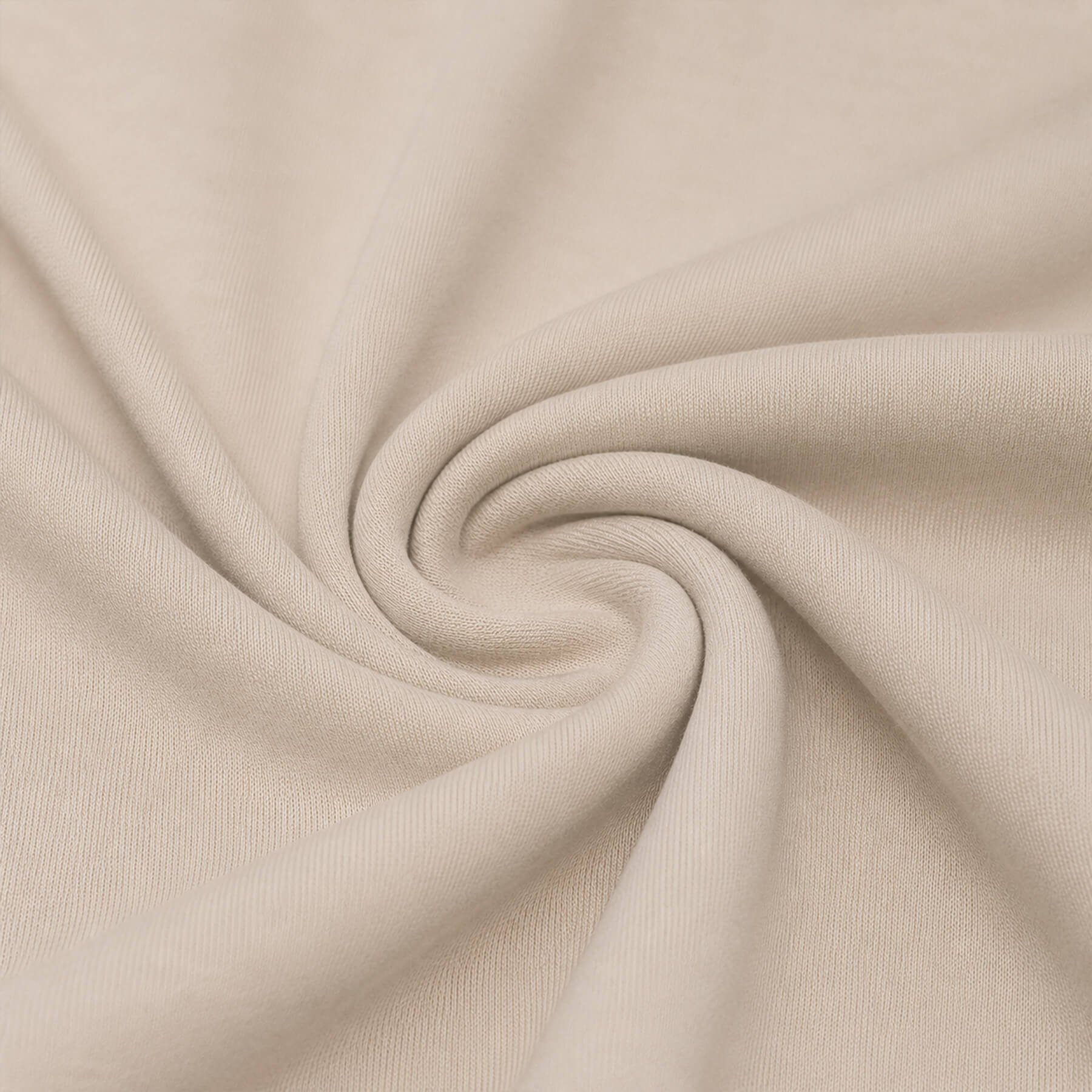 Interlock Jersey Katoen Licht Beige
