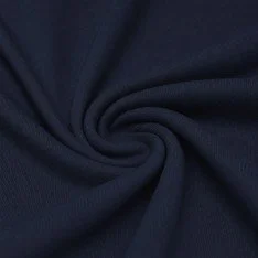 Tissu Interlock 100% Coton Marine