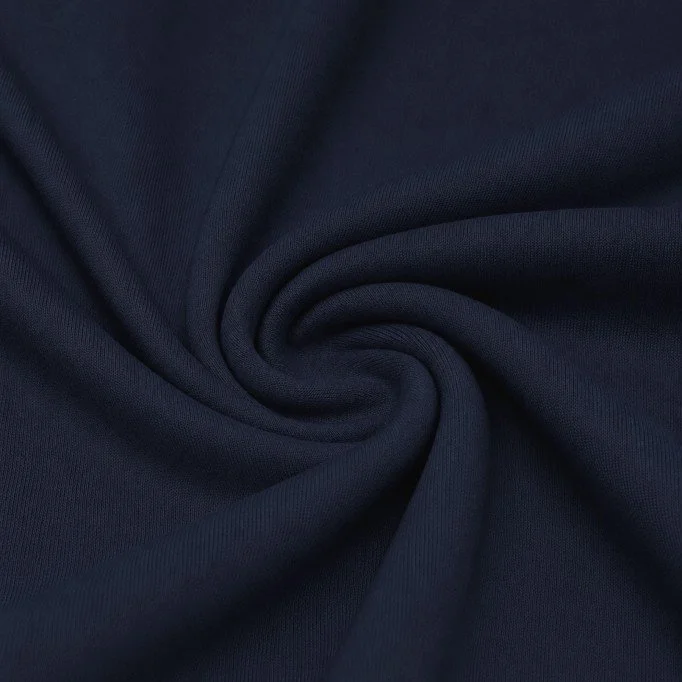 Interlock Jersey Bomuld Navy Blå Interlock Jersey 100% Bomuld Navy Blå - (Interlock Jersey 100% Bomuld)