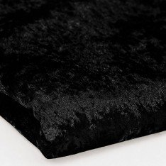 Panne Velvet Fabric 4 Meter Coupon Black Panne Velvet Fabric 4 Meter Coupon Black