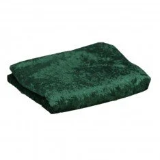 Velour De Panne Stof Coupon 4 Meter Donker Groen