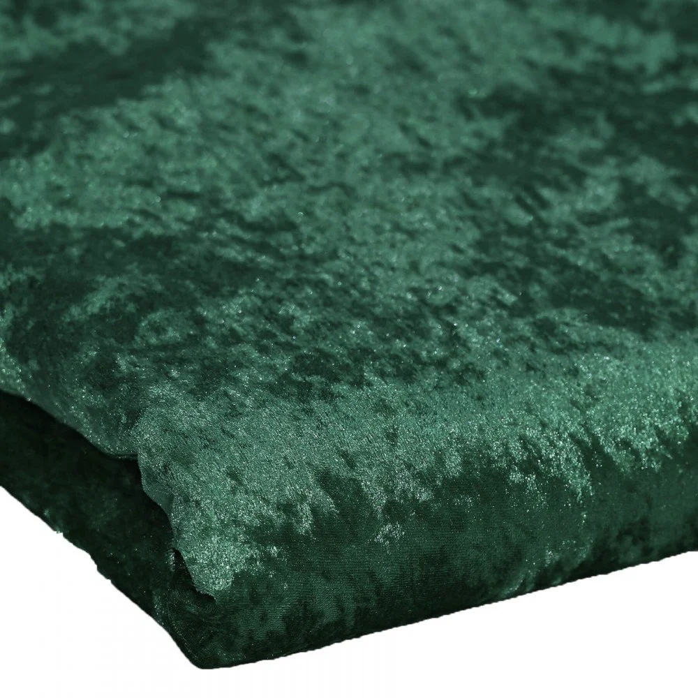 Velours Stof Coupon 4 Meter Donker Groen Velour De Panne Stof Coupon 4 Meter Donker Groen - (Stoffen Goedkoop)
