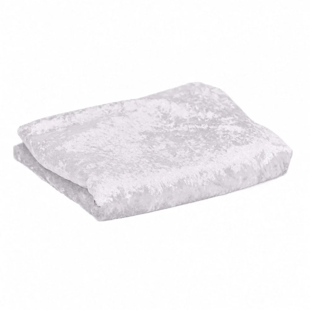 Velours Stof Coupon 4 Meter Wit Velour De Panne Stof Coupon 4 Meter Wit - (Stoffen Goedkoop)