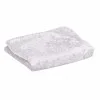 Panne Velvet Fabric 4 Meter Coupon White