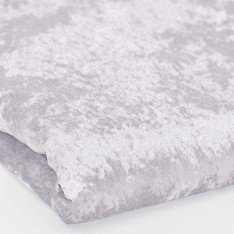 Panne Velvet Fabric 4 Meter Coupon White Panne Velvet Fabric 4 Meter Coupon White