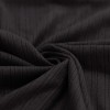 Tissu Jersey Pointoille (Rayures) Noir