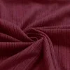 Dzianina Jersey Pointelle (Paski) Bordo