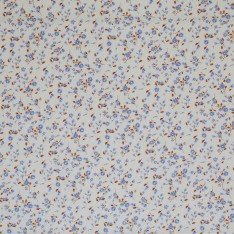 Cotton Poplin Digital Print - Blue Mini Flowers Cotton Poplin Digital Print - Blue Mini Flowers