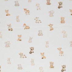 Cotton Poplin Digital Print - Newborn Animals Cotton Poplin Digital Print - Newborn Animals