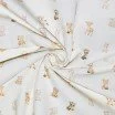 Bomuld Poplin Stof Digital Trykt - Skovens Babydyr Bomuld Poplin Stof Digital Trykt - Nyfødte Dyr - (Bomuld Poplin Print )